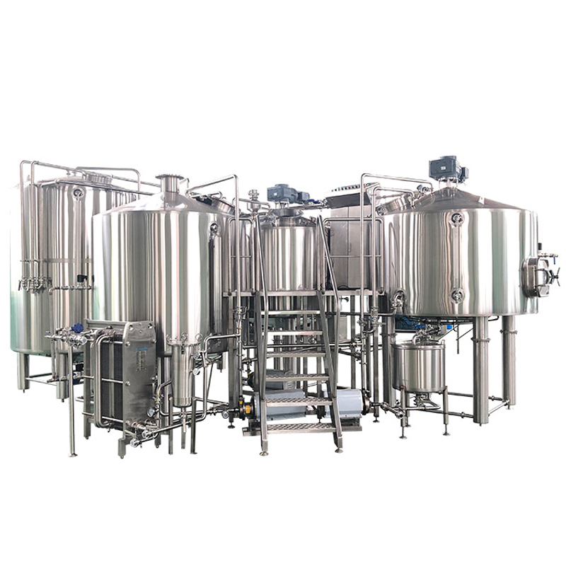 1500L beer brewing equipment steam_electric pinagsamang 3 vessel brewhouse system para gumawa ng craft beer